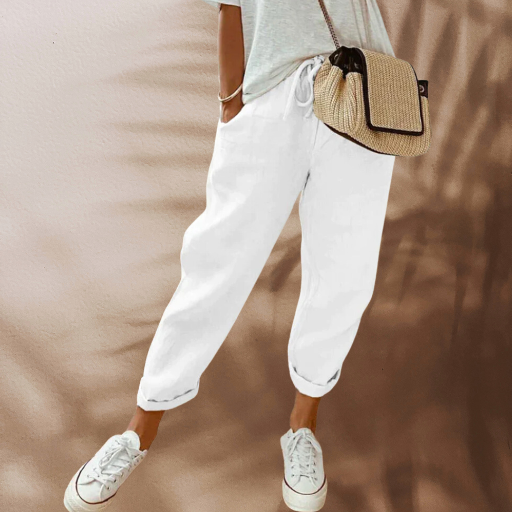 Casual and stylish linen trousers