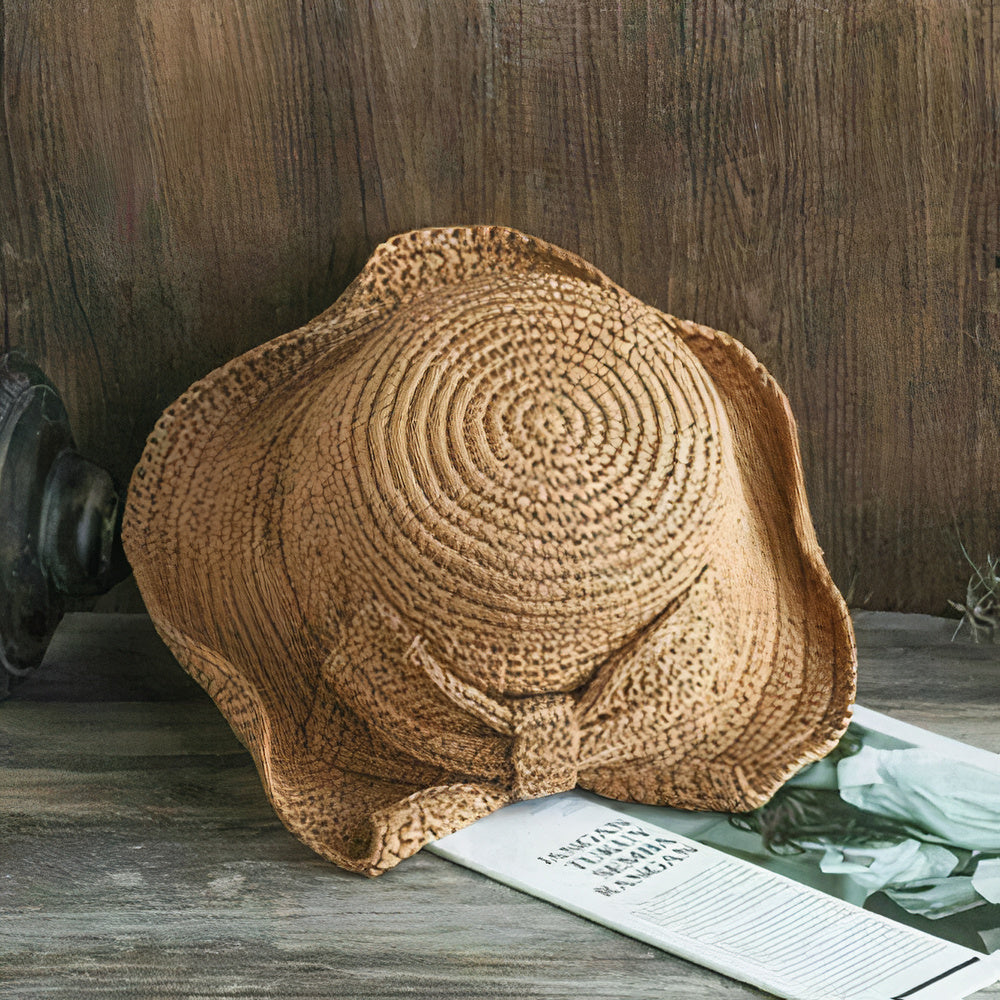 ELNA - Foldable summer hat with bow