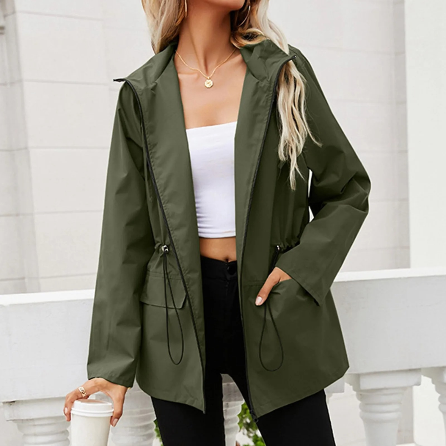 Sena | Slim Fit Long Summer Jacket