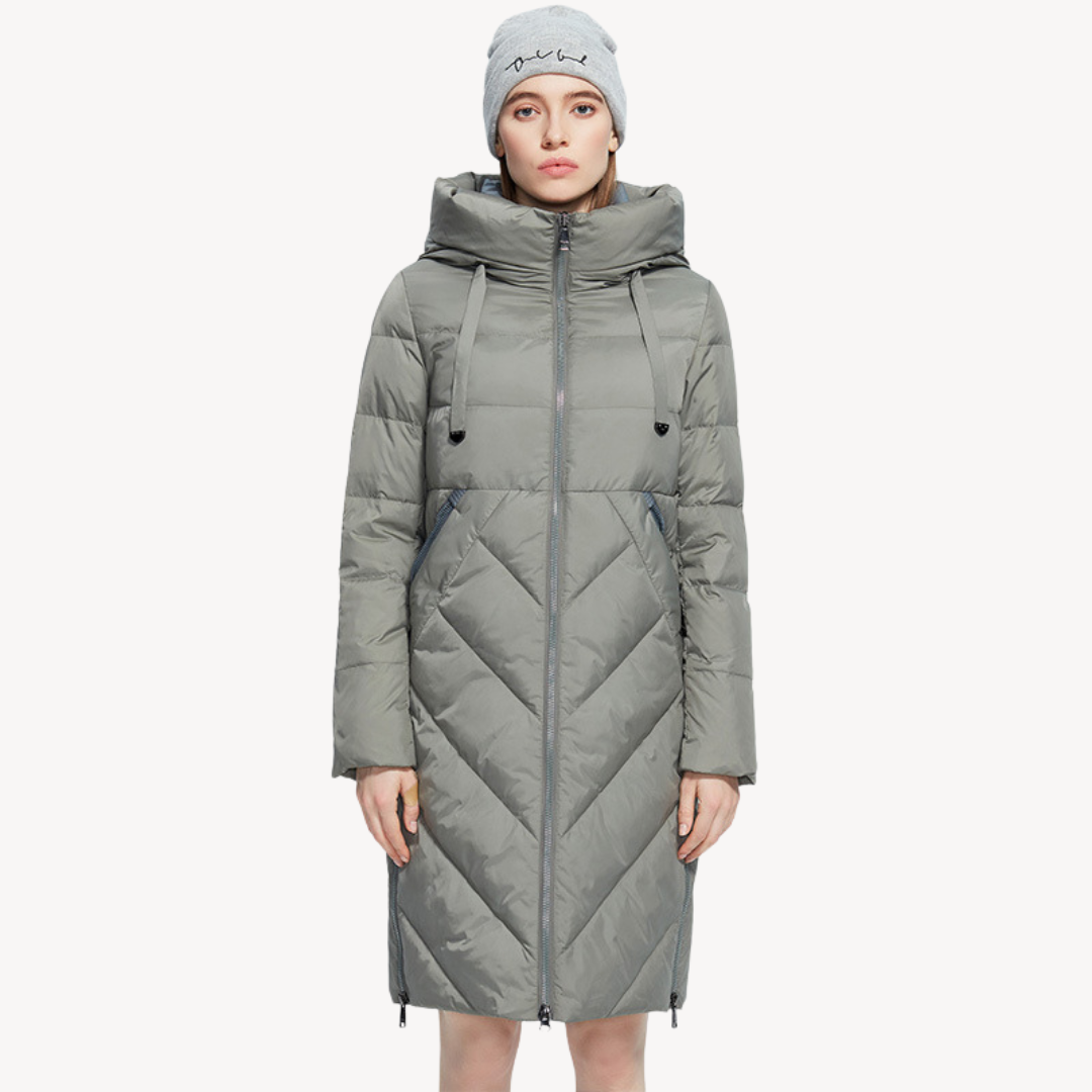 Loravelle | Women's Long Hooded Puffer Coat