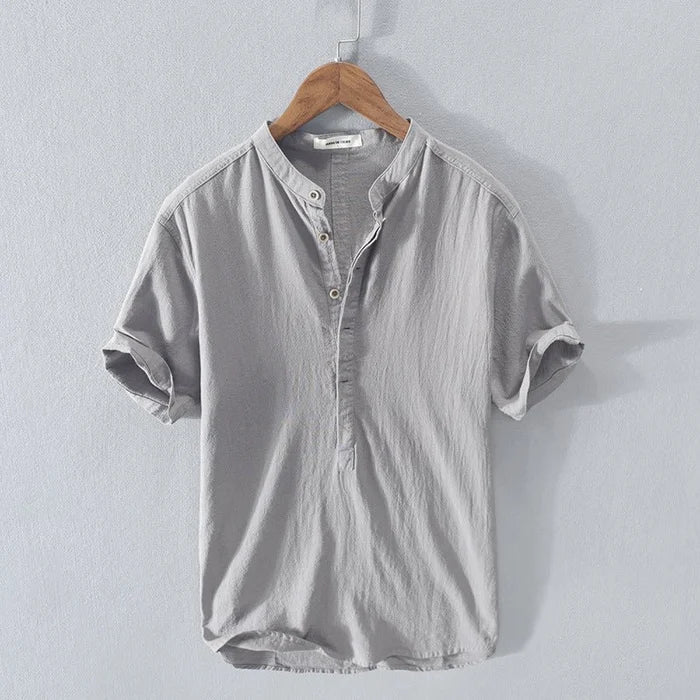 Nico - New Short Sleeve Linen Shirt For Men