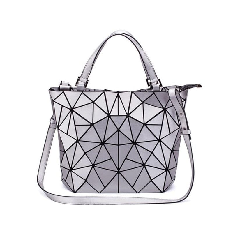 Gemini - Structured carrier bag with geometric pattern