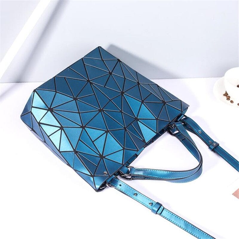 Gemini - Structured carrier bag with geometric pattern