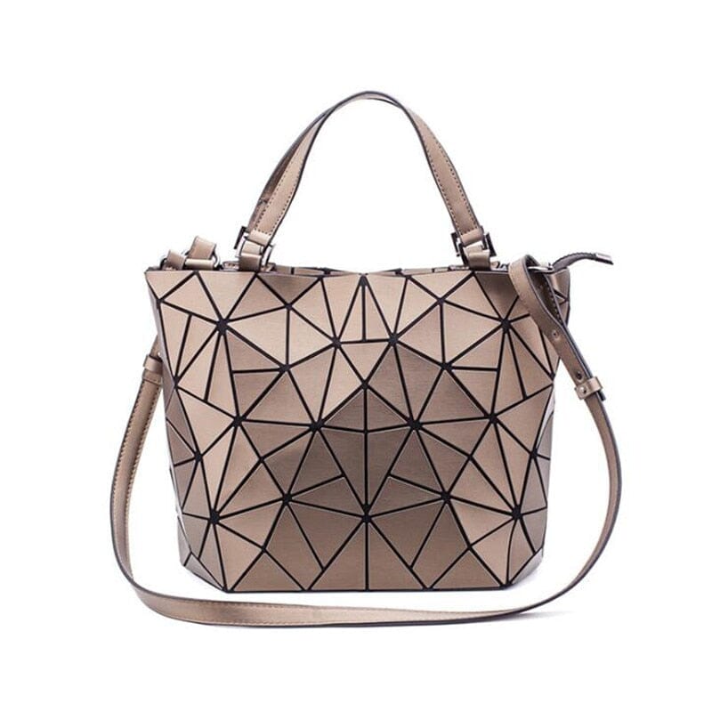 Gemini - Structured carrier bag with geometric pattern