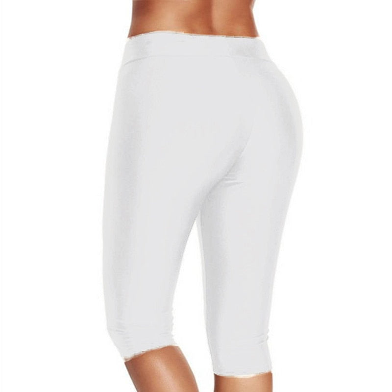 Ladies High Waist Fitness Leggings with wide waistband