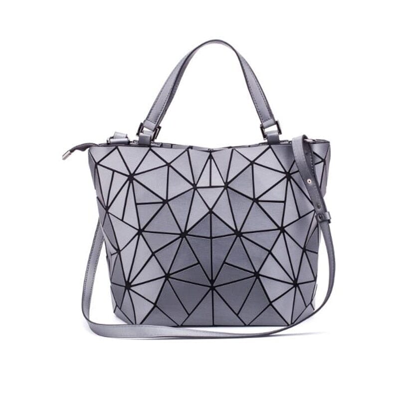 Gemini - Structured carrier bag with geometric pattern