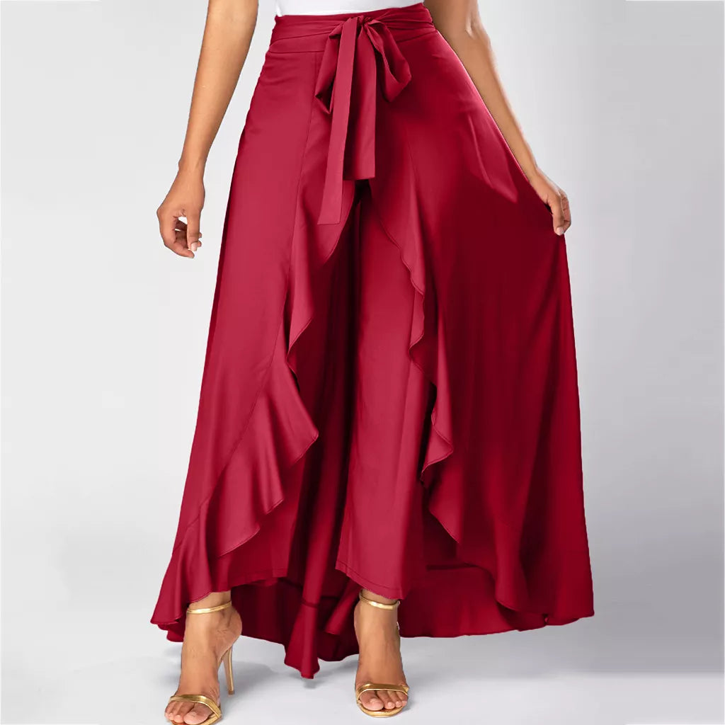 Hernia - Maxi skirt with ruffle detail