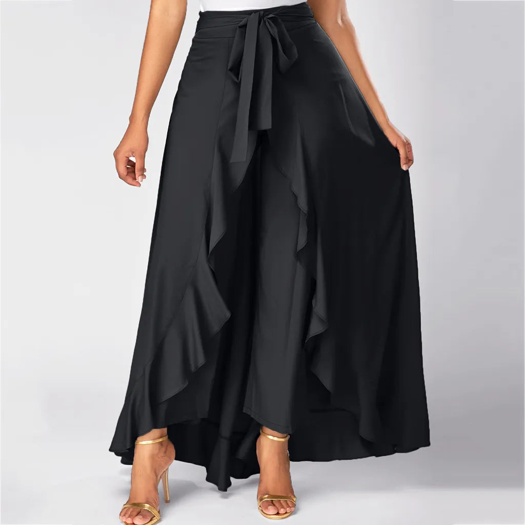 Hernia - Maxi skirt with ruffle detail