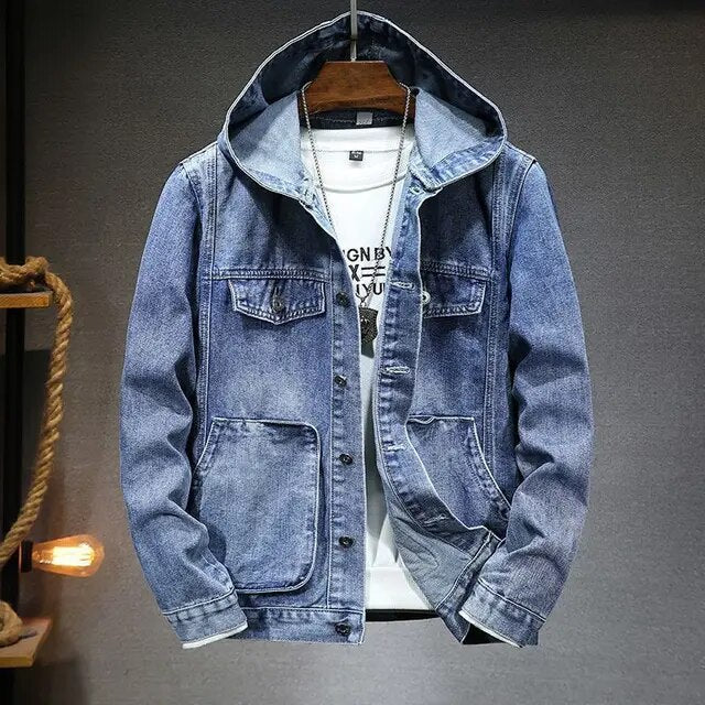 Reynan - Denim hooded jacket