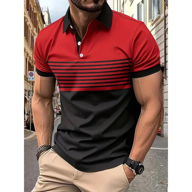 Men's Business Casual Polo Shirt