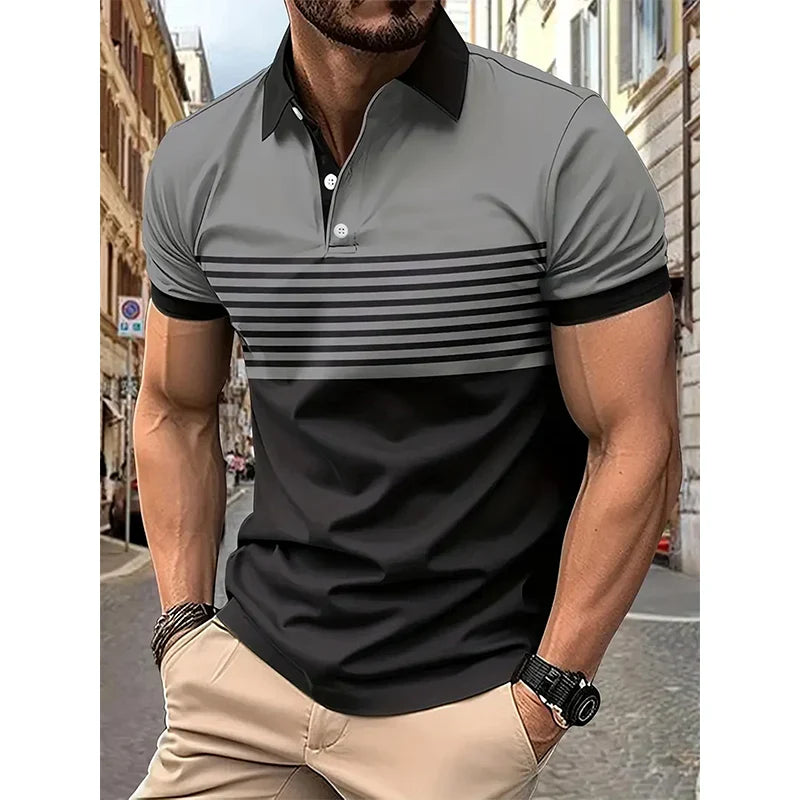 Men's Business Casual Polo Shirt