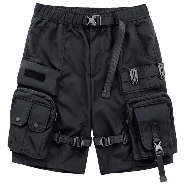 Valerio - Tactical cargo shorts with adjustable straps