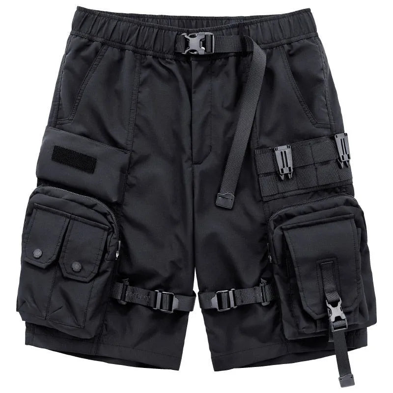 Valerio - Tactical cargo shorts with adjustable straps