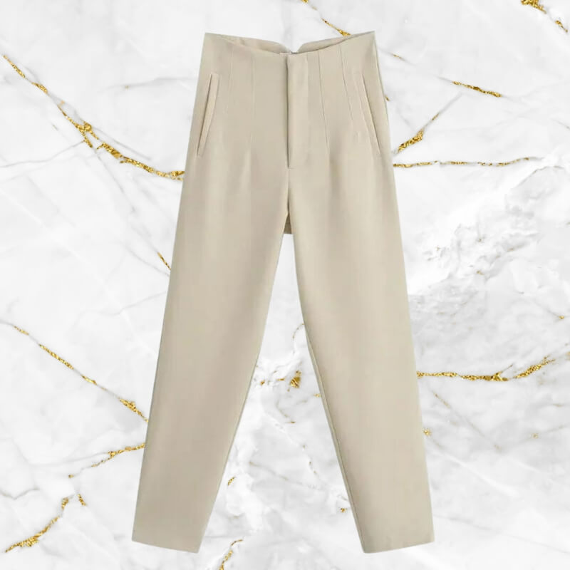 Isabel - High-waisted trousers