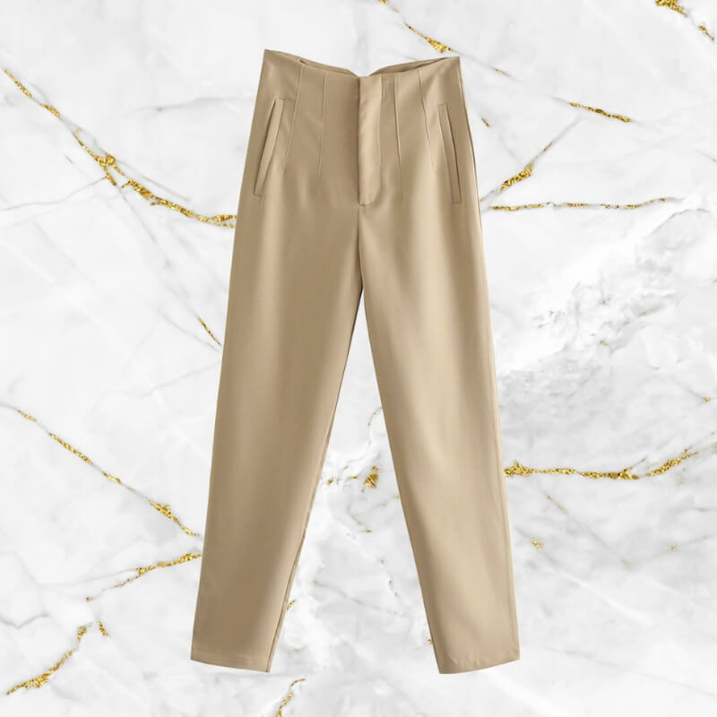 Isabel - High-waisted trousers