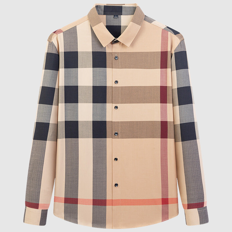 Edwardo - Shirt With Checkerboard Plaid