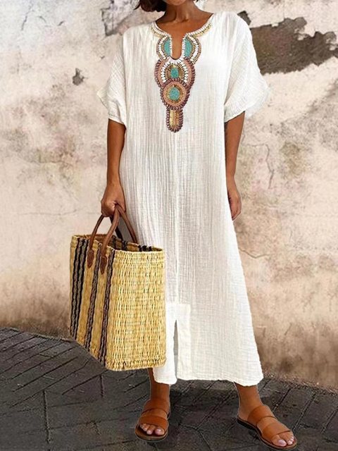 Vintage embroidered dress