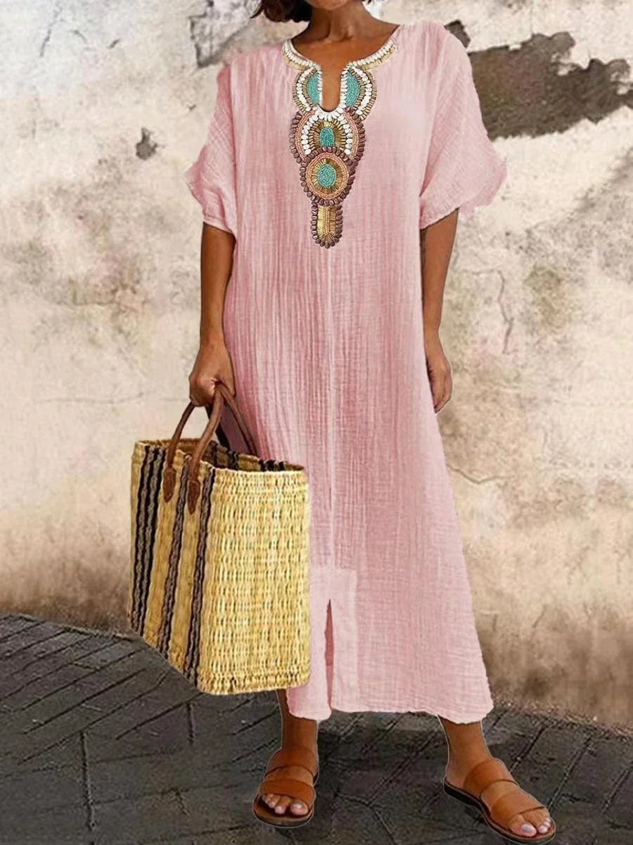 Vintage embroidered dress