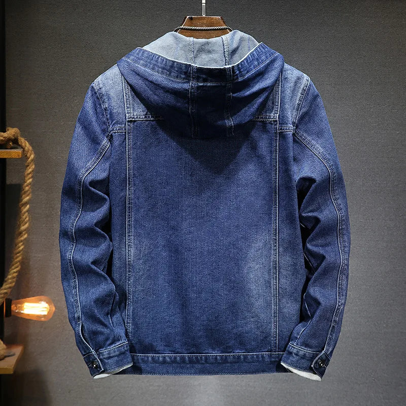 Reynan - Denim hooded jacket