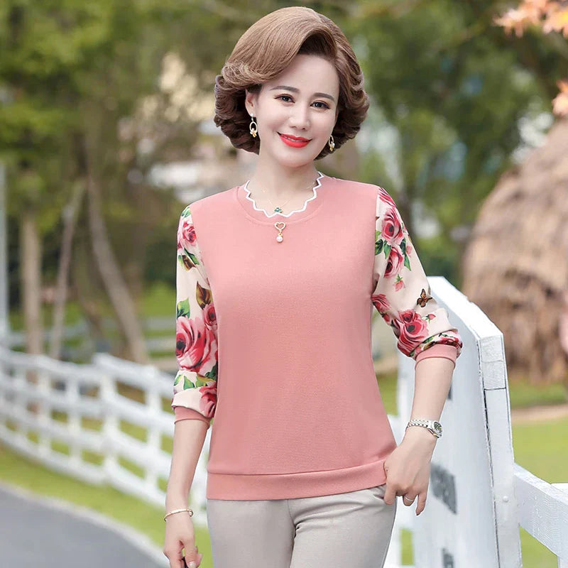 Spring style chiffon blouse