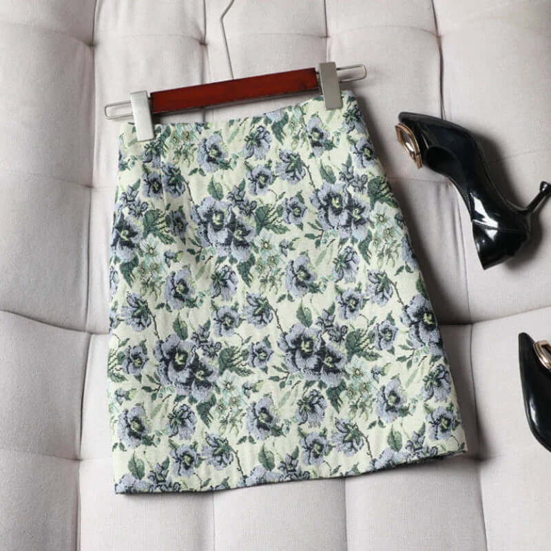 Floral retro skirt