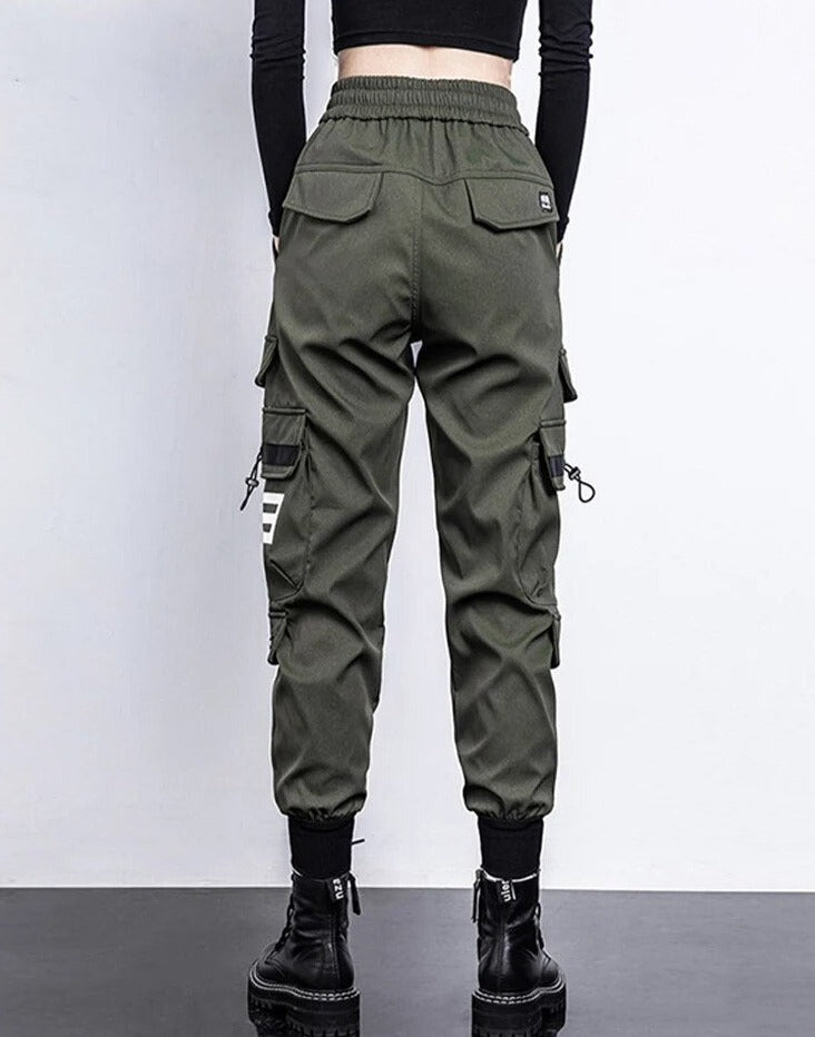 Salina - Women's High Waist Cargo Trousers