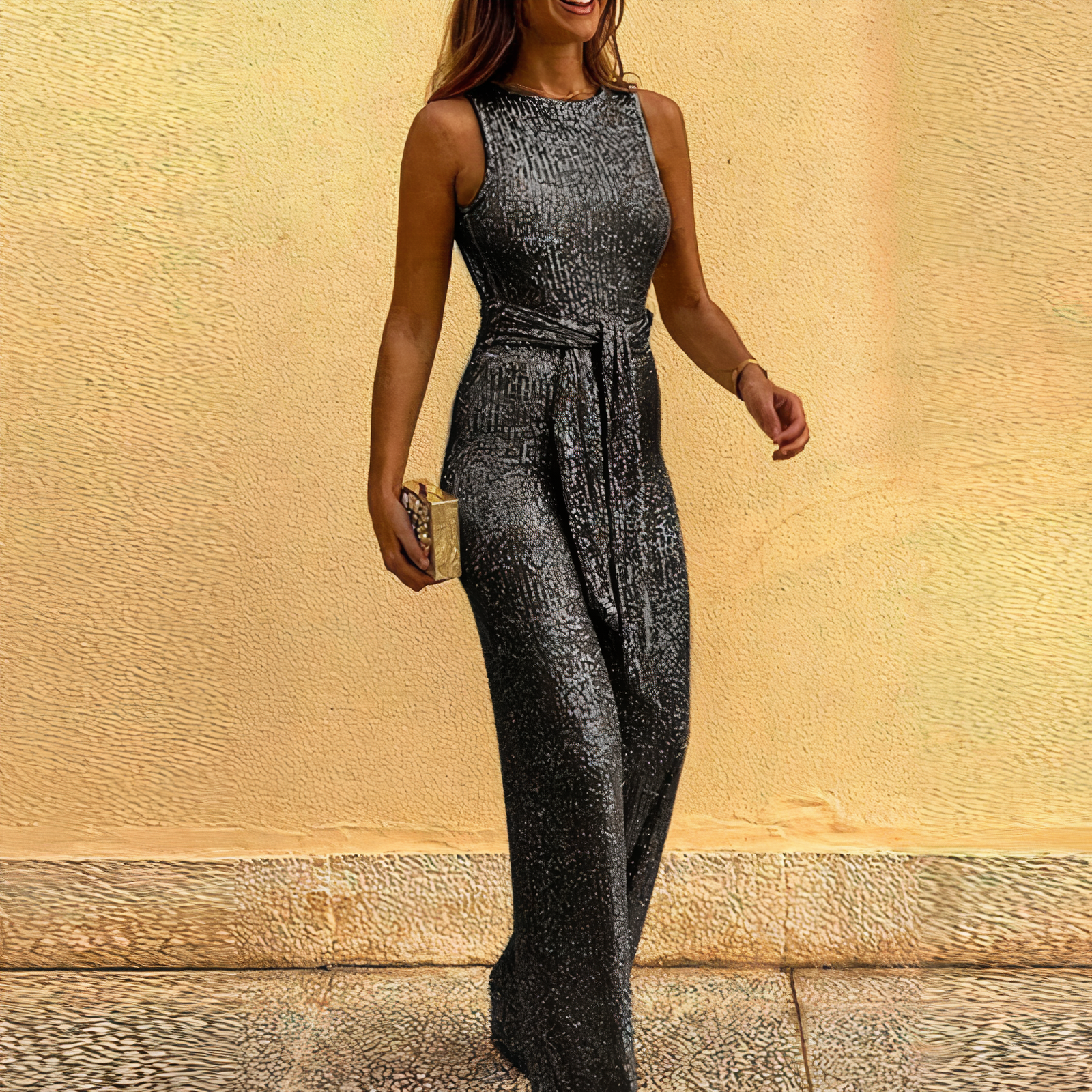 Alina - Jumpsuit with glitter