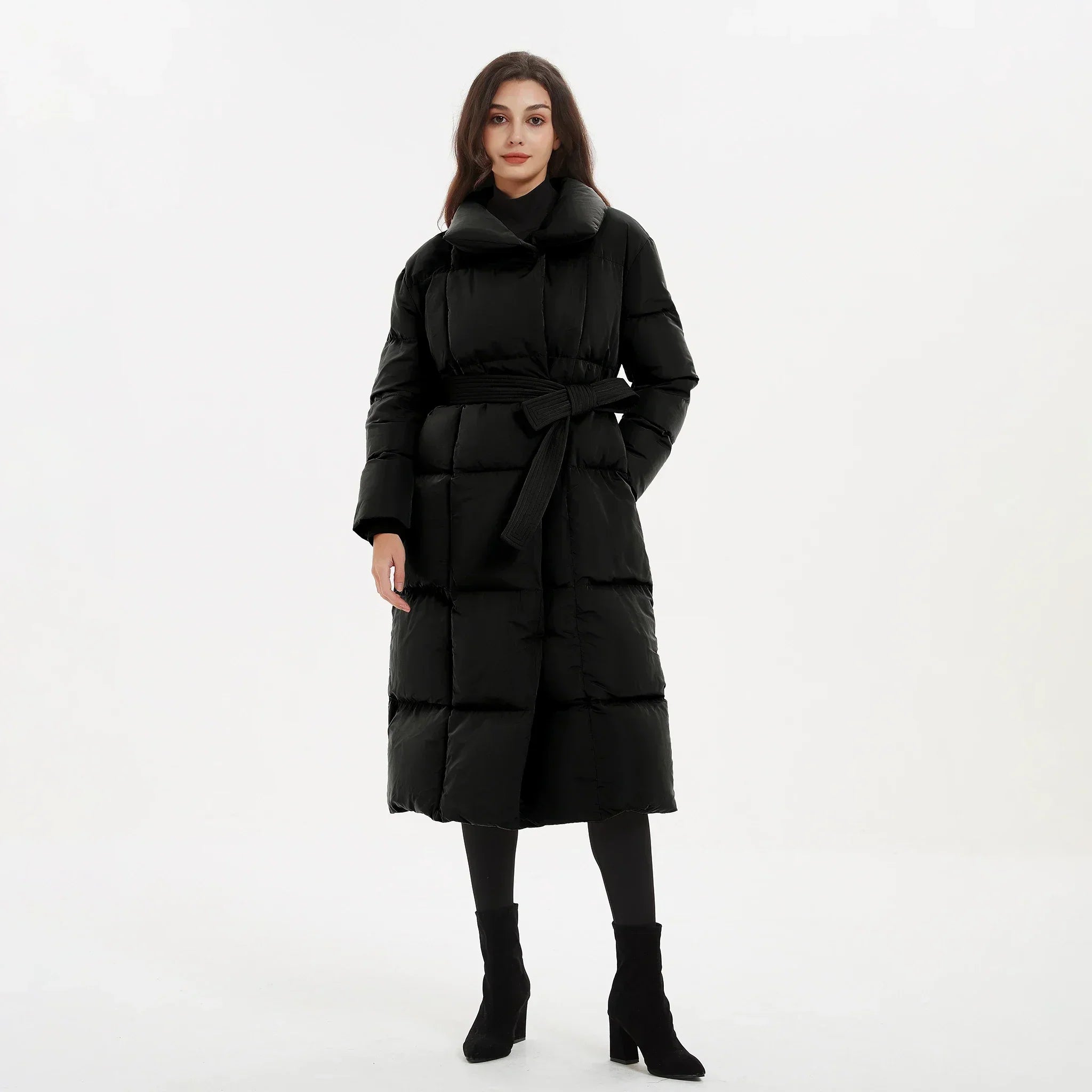 Coat with belt