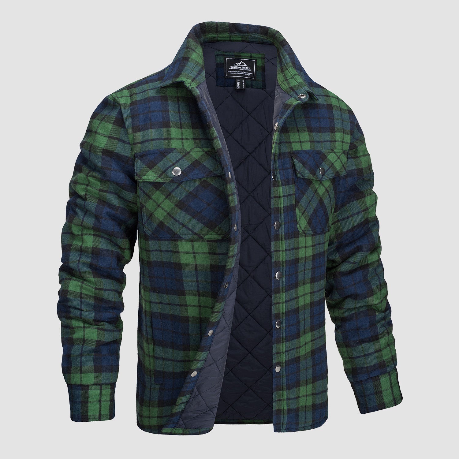 Kelvin - Thick Flannel Shirt - Casual - Timeless Style - Everyday Wear