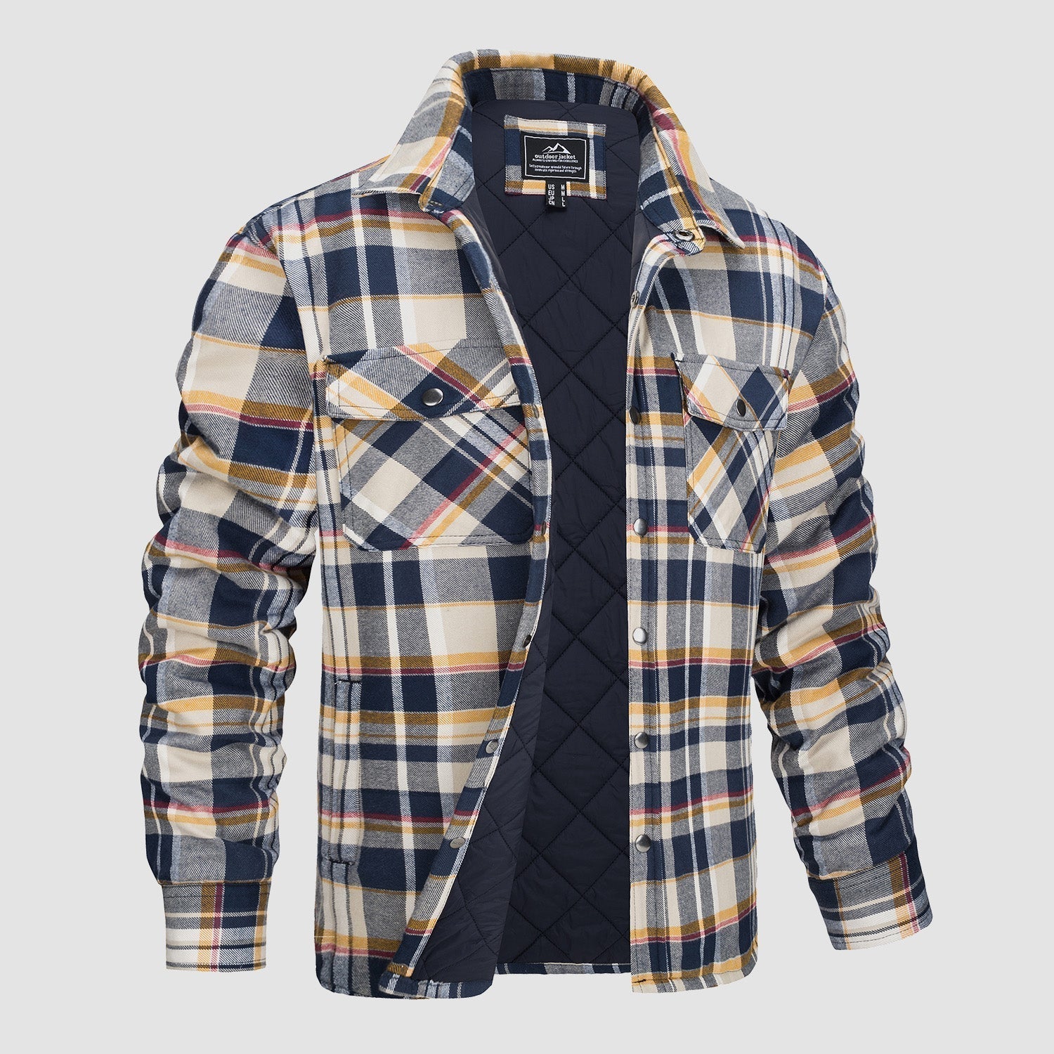 Kelvin - Thick Flannel Shirt - Casual - Timeless Style - Everyday Wear