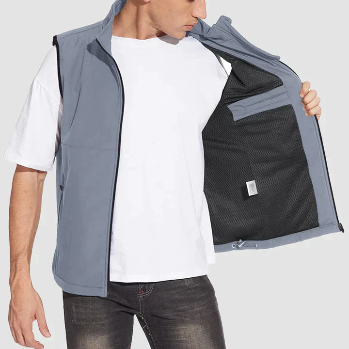 Theo - Lightweight Sleeveless Jacket For Men