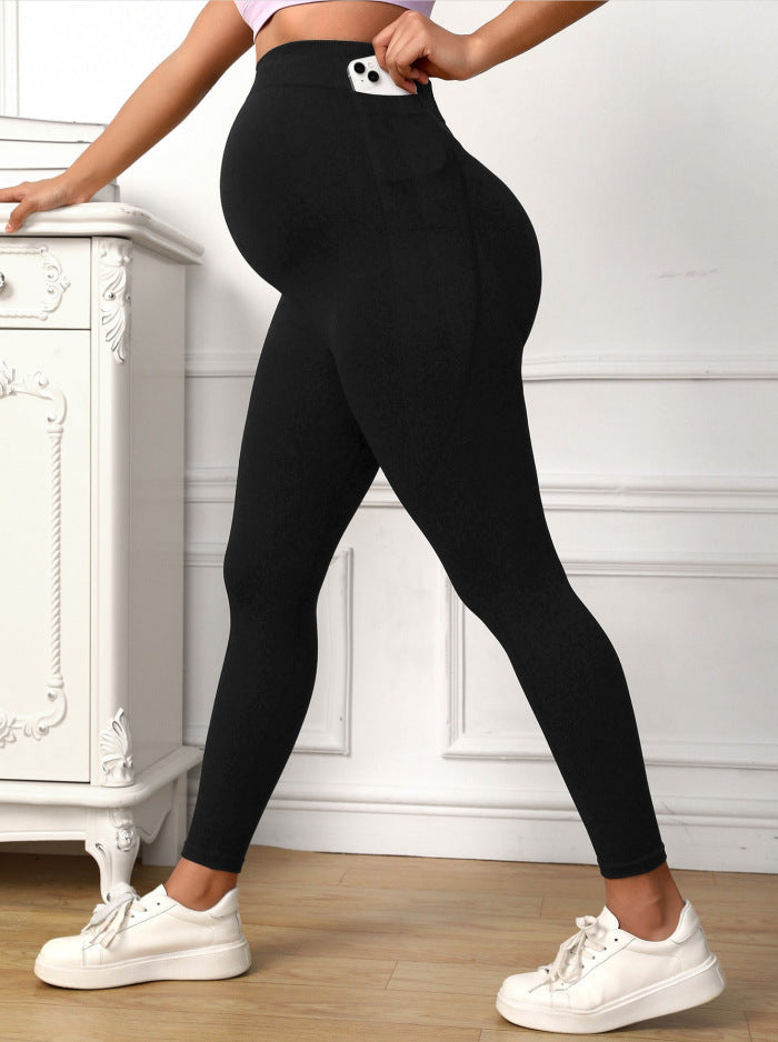 Tamara - Comfortable maternity leggings with belly band