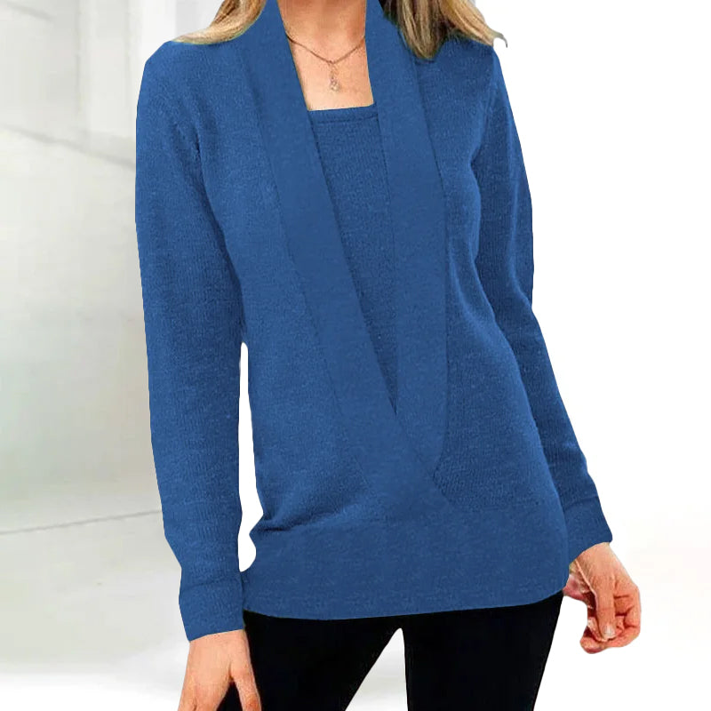 V-neck sweater for women