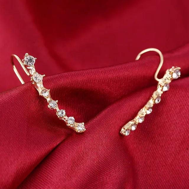 Sienna - Ear climber with crystal embellishments