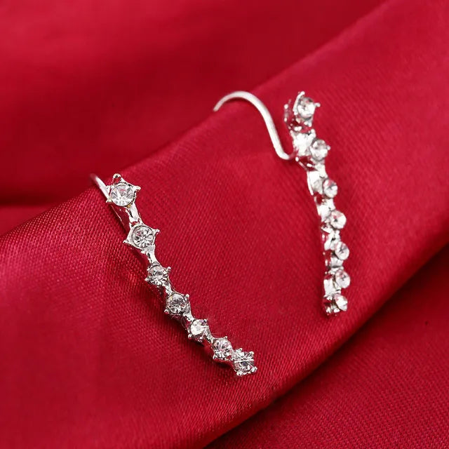 Sienna - Ear climber with crystal embellishments