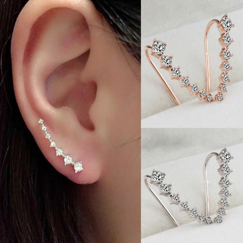 Sienna - Ear climber with crystal embellishments