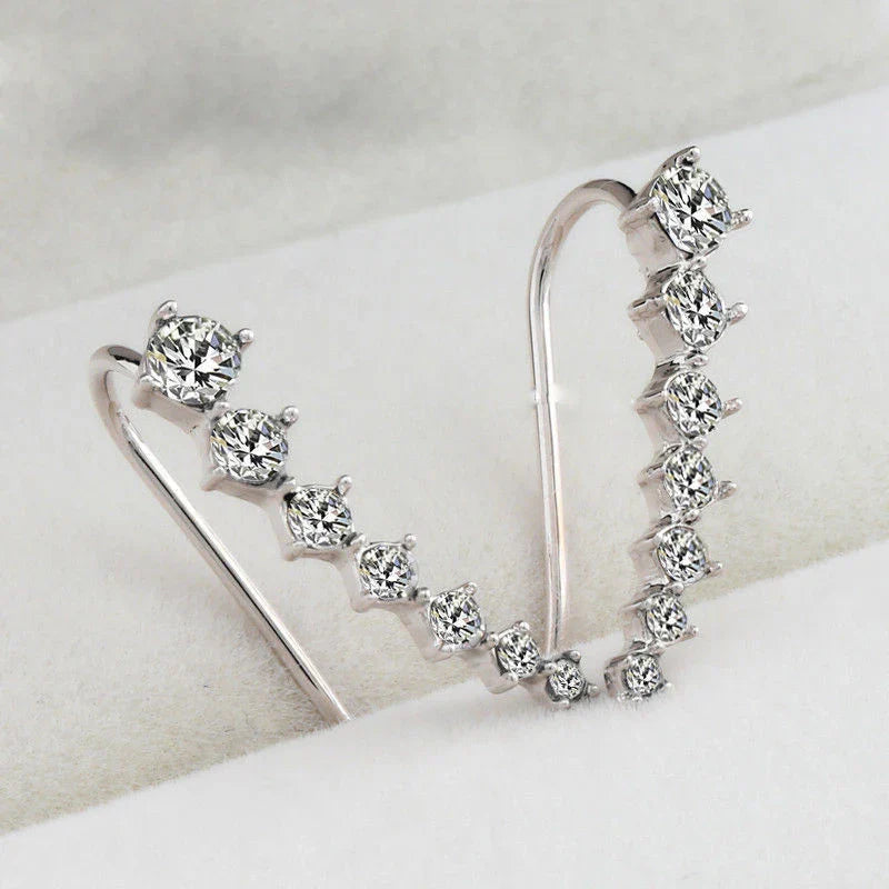 Sienna - Ear climber with crystal embellishments