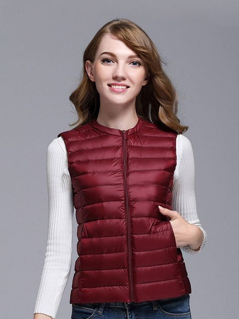 Ultralight Duck Down Vest Jacket for Women – Lightweight, Warm, and Perfect for Fall
