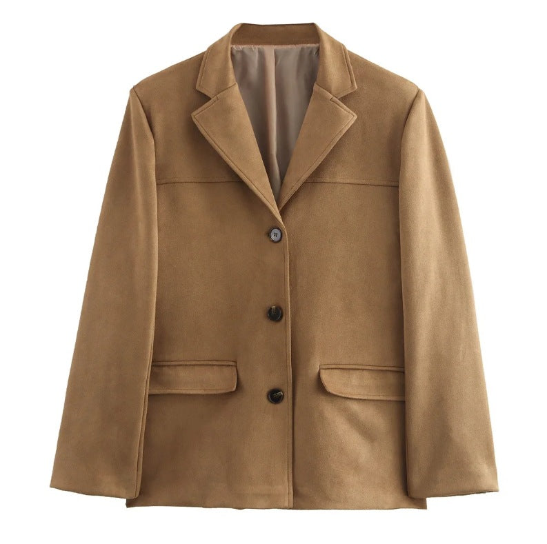 Women's Blazer - Tailored Fit - Notched Lapel - Single-Breasted Three-Button - Smart Formal Wear