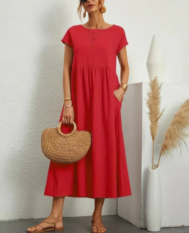 Ruby™ | elegant basic dress made of cotton