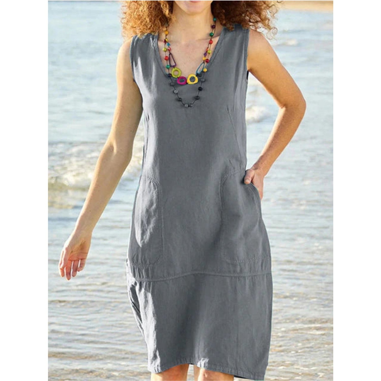 Lena - Casual Sleeveless Dress