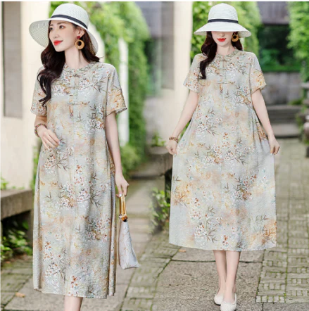 Alora | Women's Floral Print Elegant Dress