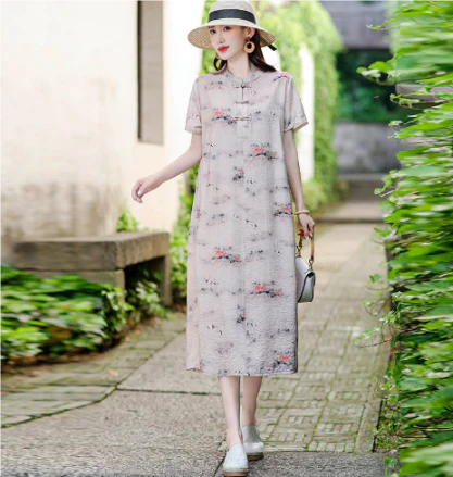 Alora | Women's Floral Print Elegant Dress