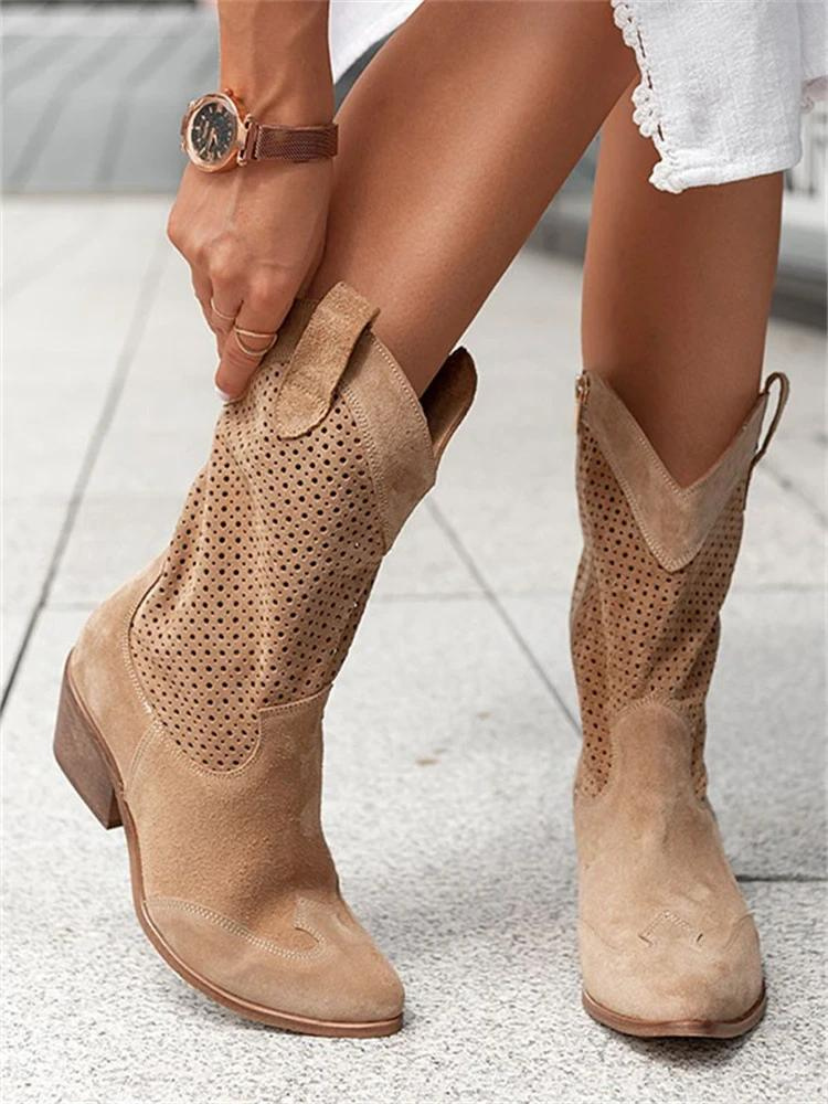 Lana - Stylish cowboy boots ladies