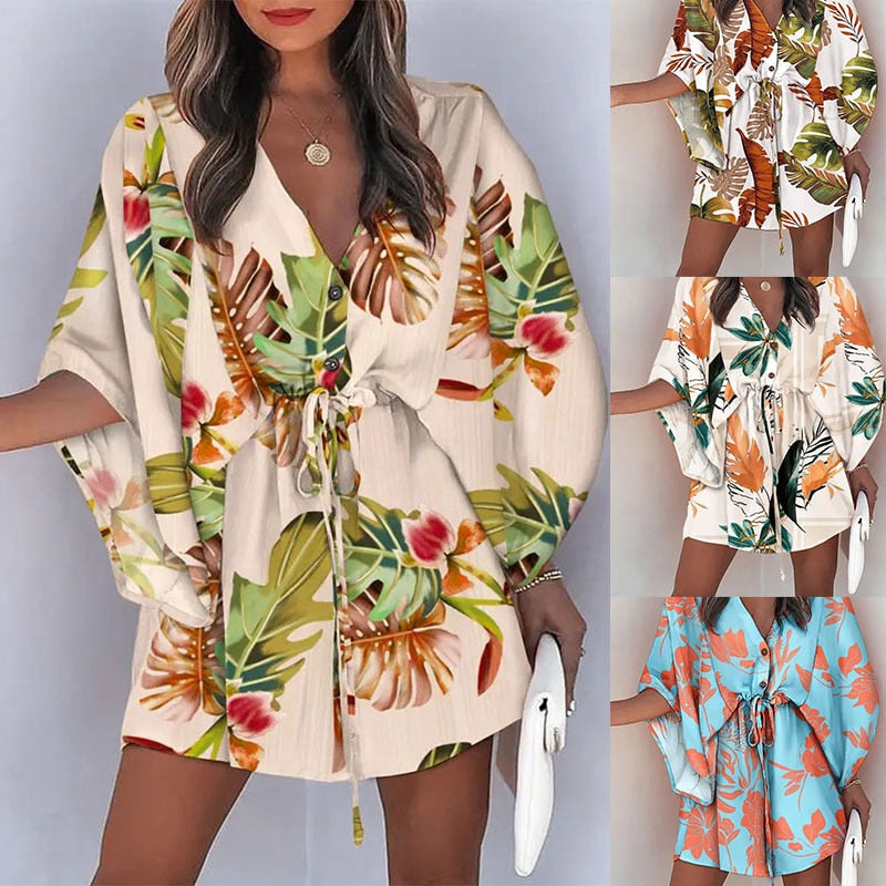 Women's Jumpsuit - Summery Beach Vacation Outfit