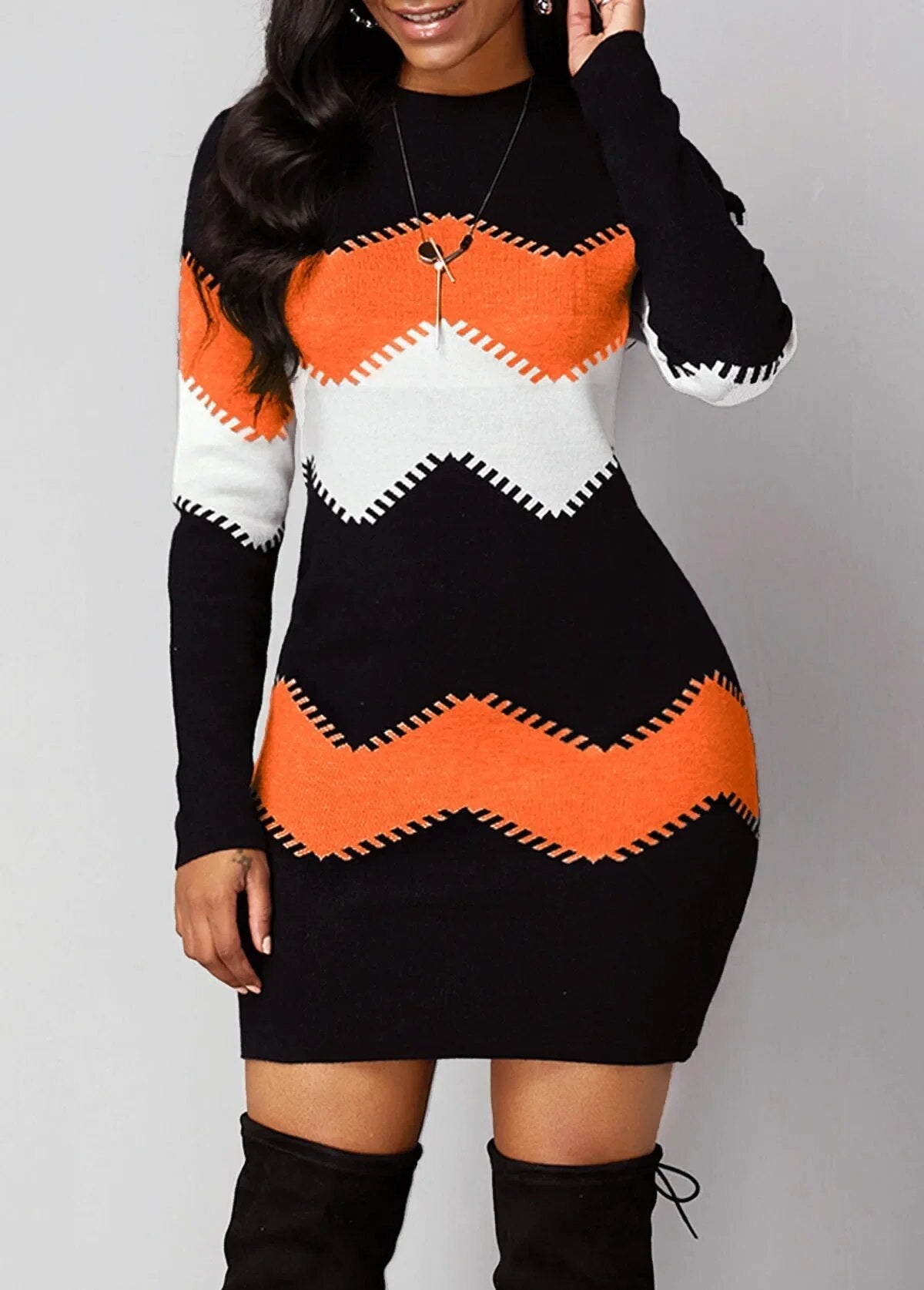 Women's dress Long sleeve dress