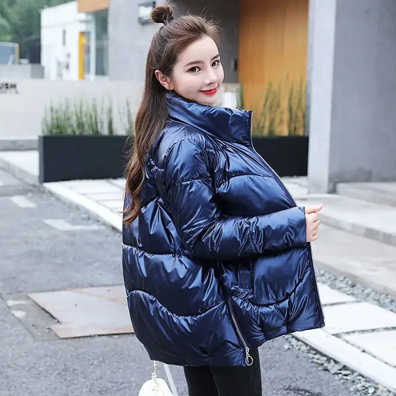 Women's Thick Padded Zip-Up Jacket