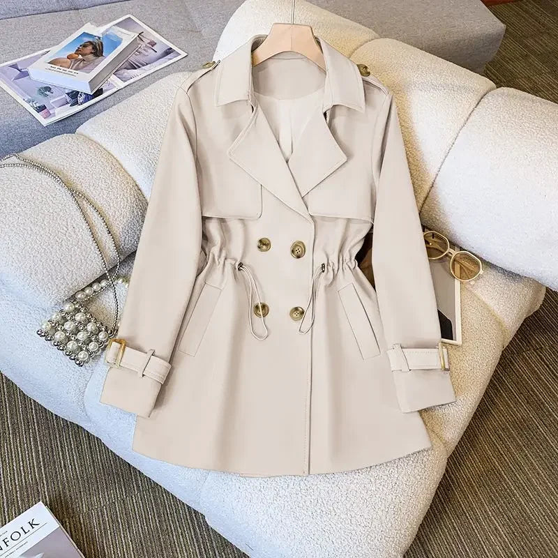 Rosina | Elegant Medium-Length Trench Coat