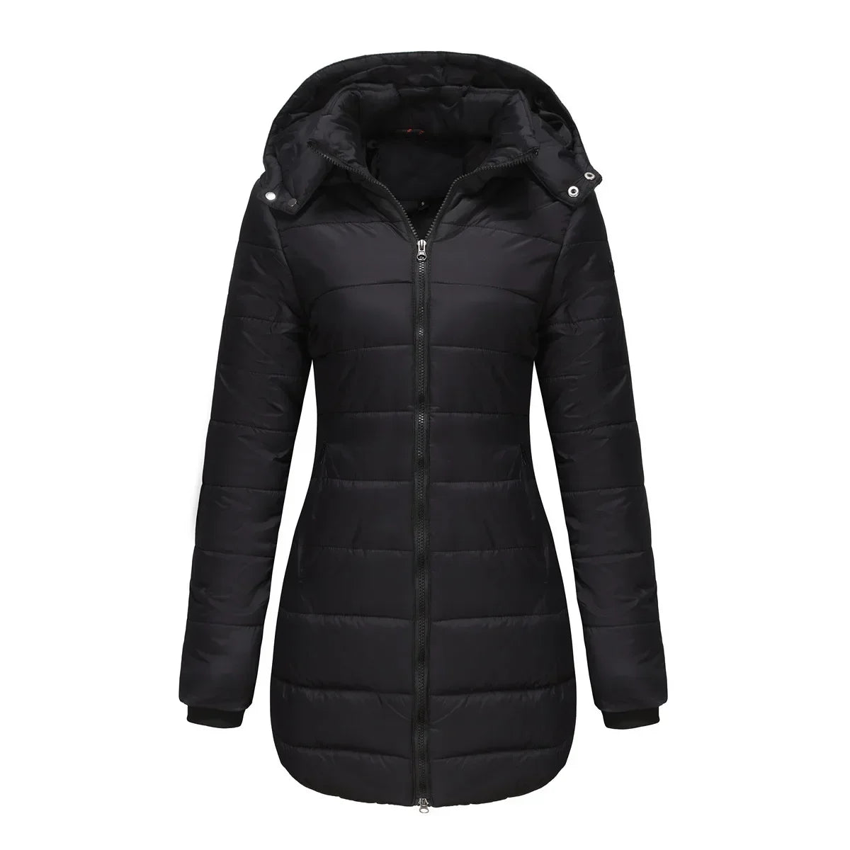 Nadiika | Women's Winter Puffer Jacket with Detachable Hood - Warm & Stylish