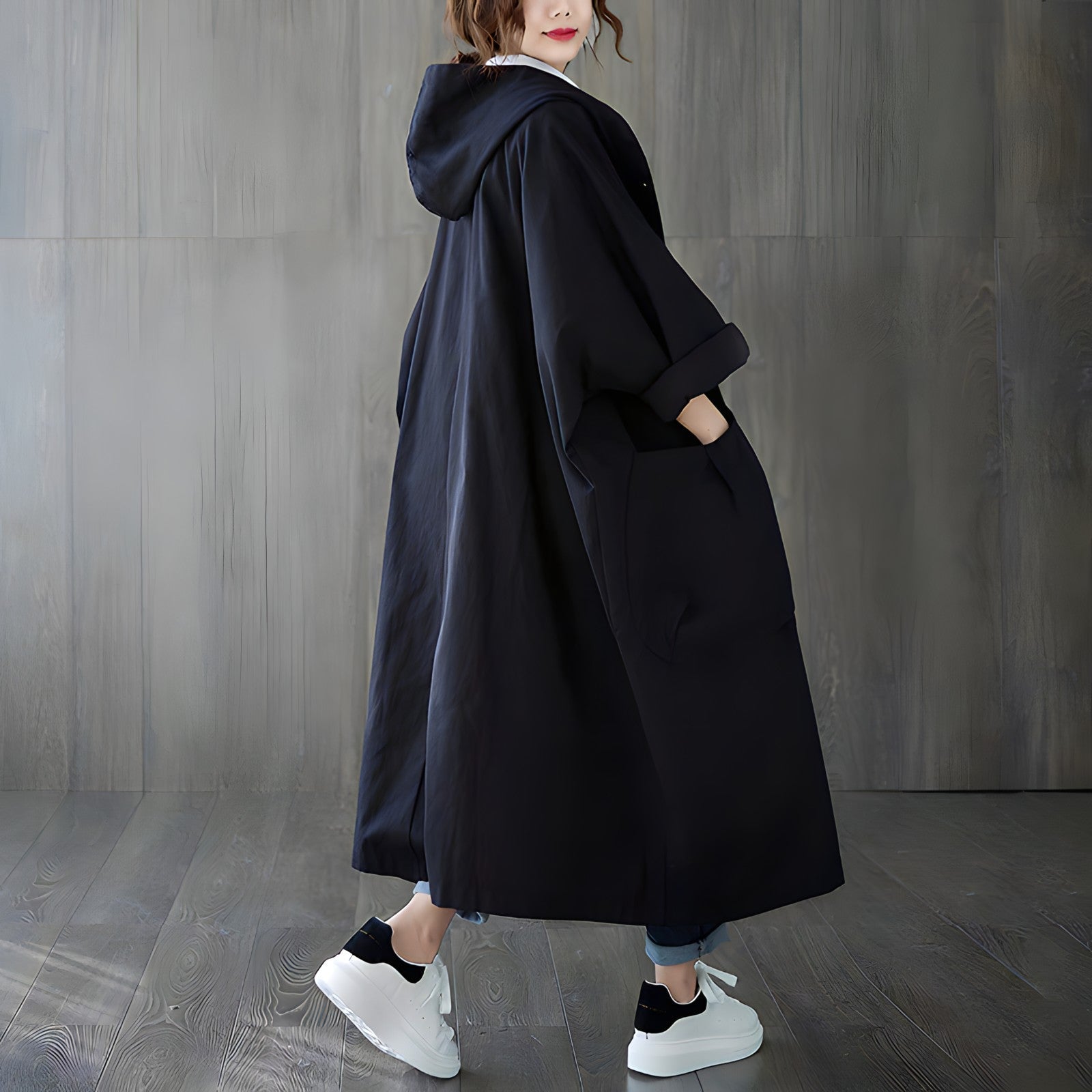 Édith - Timeless elegance Oversized trench coat